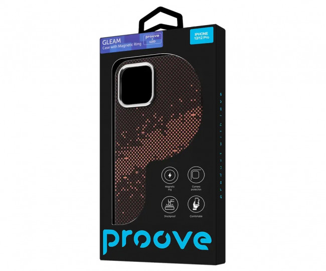 Чехол Proove Gleam Case with Magnetic Ring iPhone 12/12 Pro (milky way)